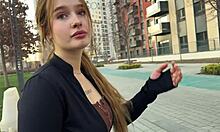 whoa this student babe drops panties for cash and rides cock like a pro 💦🍆