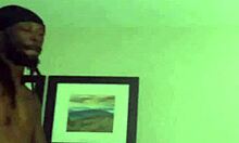 wife loving that bbc vibe bent over moaning wet doggystyle... big black cock pulls hair! 🍆🔥💦