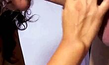 Beautiful mexican housewife secretly craves sucking that enormous monster cock deep