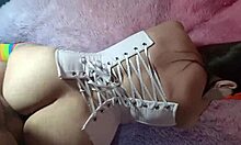 fat latina wife ass double penetrated deep by mature boss cock