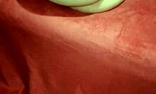 Sexy latina bride stuffs big ass with dildo masturbating wildly!