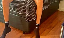 Dominant Stud Fills Nerdy Roommate's Mouth and Ass with Cum