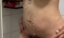 stepsis caught in shower masturbates wet pussy pov for voyeur