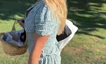 blonde big tits teen in lingerie spreads ass on date for you 😍🍑🔥