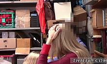 petite blonde cop uniform tempts stepmom and friend’s daughter for hardcore fuck