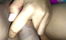 Pretty student babe's shaved tight pussy overflows with hot creampie after intense fucking orgasm