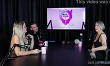 mary red queen teases sheer red with bruna carlos in steamy cast compilation