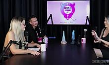 mary red queen teases sheer red with bruna carlos in steamy cast compilation