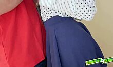 Eden Sin's Tight Pussy and Mouth Pay Taxes Swallowing Cum in Bathroom Cash Sex