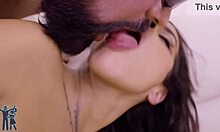 Cumshot Covers Every Inch Of Hot Latina Body!