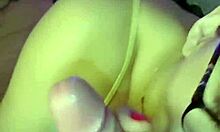 squirt handjob deepthroat riding ends with semen flooding her shaved pussy up close