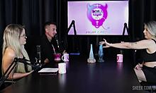 mary red queen teases sheer red with bruna carlos in steamy cast compilation