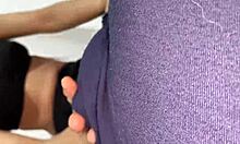 riya spends hotel night fucking boss rough shaved pussy hard