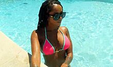 Curvy babe Cali Sweets, wanna see her tight pussy stretched in DVP by CJ Love?