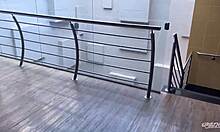 Helping half-sister stretch in yoga leads to intense finish inside featuring Janys free scene