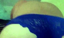 Shy Blonde GF Bent Over for POV Anal