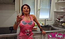 colombian milf vanessa feeds teen lalo monstercock then rides him hard in fakings