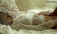 damn!! beautiful tanned teen anjelica fingers her shaved wet pussy with vibrator so good