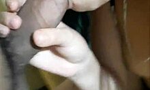 my teen gf in lingerie licks and sucks my cock with her amazing tongue mmm