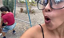 what if they catch us park fucking with stranger?