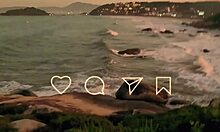 blonde cutie gives the ultimate public beach blowjob pov cumshot