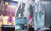 Watch busty latina Vick get oiled and drilled deep!