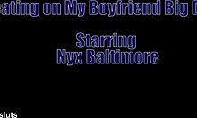 omg huge tits 18yo slut cheats on bf with monster cock handjob...