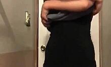 Sexy Petite Teen's Tender Ass Teases in Tight Spandex So Hotly