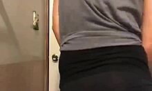 Sexy Petite Teen's Tender Ass Teases in Tight Spandex So Hotly