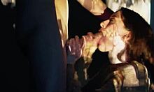 What Happens When Little 18+ Stepsis Takes Double Facial Cumshot Load?