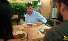 stepdaddy roughly serves bfs girlfriend hard doggy