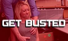 Rebel Teen's Petite Body Quivers in Hard Uniformed Fucking Ecstasy