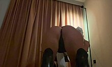 Latina brunette with perfect body hikes mini skirt for wild outdoor fuck