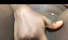 my ebony pussy lips drip during solo anal masturbation creampie