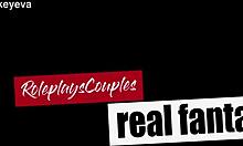 Craving her saliva-drenched tongue submission in this femdom roleplay fetish