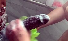 step bro your monster bbc is huge let big sis play while parents gone