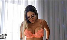 rangel carlos plays with those huge tits on his hard cock, getting her all worked up in homemade fun