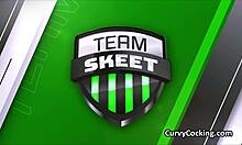 let him stare at the screen while you feel me sliding down deep on that cock