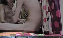 Daring dude bangs sweet bhabhi hard near window, her moans echo as he rides cowgirl rough.