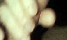 he grabs his throbbing big dick and strokes it wildly during porn