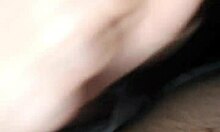 he grabs his throbbing big dick and strokes it wildly during porn