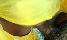 neha bhabhi kneels close-up slurping huge dick till thick cumshot fills her mouth