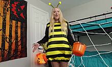 step sis kallie taylor craves bros huge candy cock rides it sloppy cowgirl