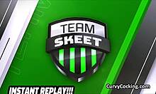 let him stare at the screen while you feel me sliding down deep on that cock