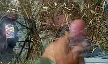 Spanish Blonde MILF Wife Risks Public Park Blowjob and Outdoor Fuck with Hubby