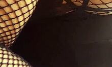 wanna see my fat wife whore flash her huge natural tits in fishnet bra?