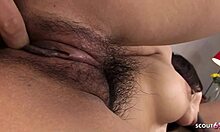 slim petite japanese teen perfect tits hairy bush pussy pounded rough doggystyle cowgirl uncensored jav casting cum