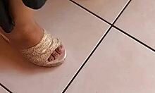 wanna see my fat wife whore flash her huge natural tits in fishnet bra?