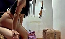 boyfriend returns from trip, i welcome riding his thick cock hard