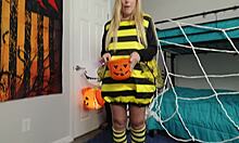 step sis kallie taylor craves bros huge candy cock rides it sloppy cowgirl